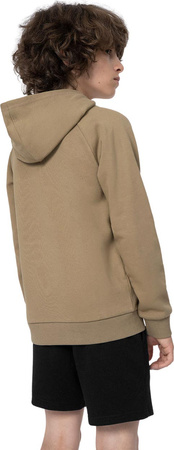 Bluza dla chłopca 4F beżowa 4FJSS23TSWSM220 83S
