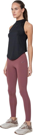 Legginsy funkcyjne damskie 4F burgund H4Z22 SPDF011 60S
