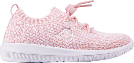 Buty sportowe szkolne miejskie dziecięce Kappa Sneem K różowo-białe 260967K 2110