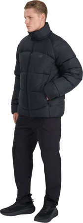 Kurtka puchowa męska 4F M0707 głęboka czerń 4FRAW25TDJAM0707 20S