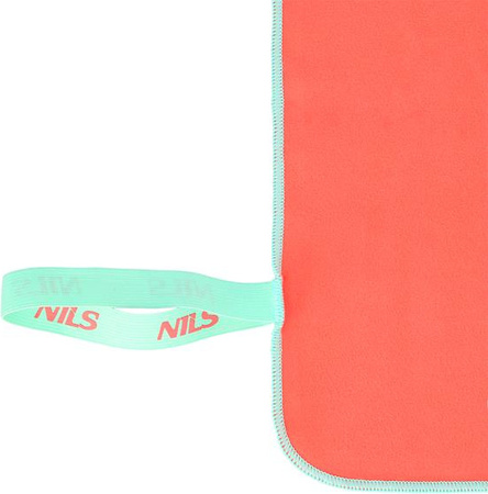 Ręcznik turystyczny z mikrofibry szybkoschnący Nils NCR11 koralowy 140x70 cm