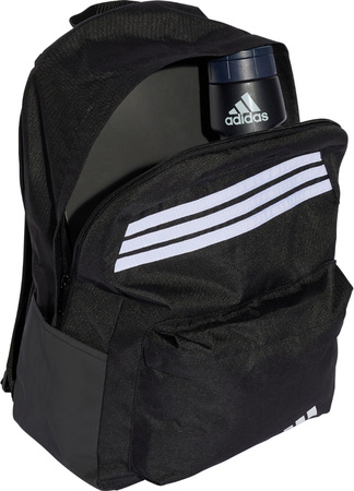 Plecak sportowy szkolny miejski adidas Classic 3-Stripes Horizontal czarny JZ3321