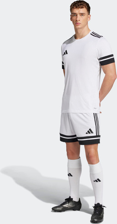 Spodenki męskie adidas Squadra 25 biało-czarne JH3412