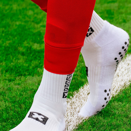 Opaski silikonowe do ochraniaczy piłkarskich Proskary czerwone