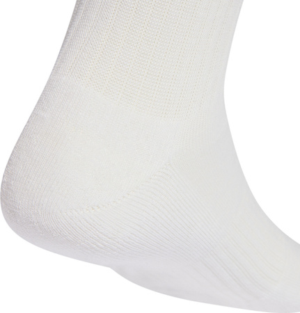 Skarpety adidas 3-Stripes Cushioned Sportswear Crew 3 pair biało-czarne JZ0532