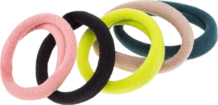 Gumki Do Włosów Flexibel beige/seledine/navy/black/pink rozmiar uniwersalny