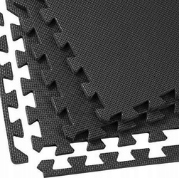 Mata ochronna amortyzująca antypoślizgowa pod sprzęt na siłownię Smj Sport 62x62x1,2 cm 4 sztuki