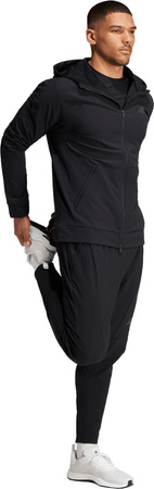 Bluza męska adidas Designed for Training COLD.RDY Full-Zip Hoodie czarna IN5607