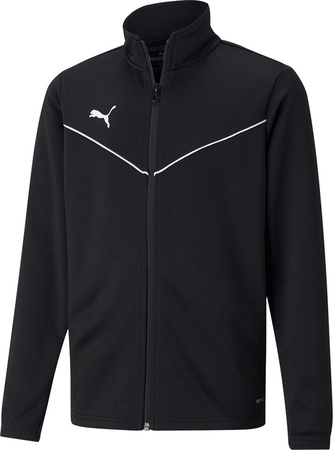 Bluza dla dzieci Puma teamRISE Training Poly Jacket Jr czarna 657393 03