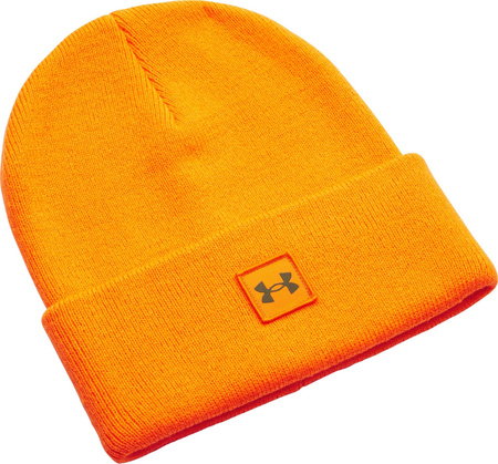 Czapka Under Armour Halftime Cuff Osfm pomarańczowa 1373155 793