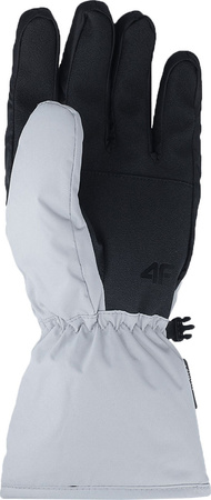 Rękawice narciarskie męskie 4F FNK M107 zimny jasny szary 4FWAW23AFGLM107 27S