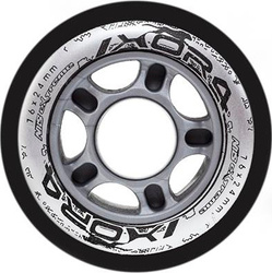 Kółka Nils Extreme PU 76x24 82a czarne 4 sztuki