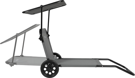 Leżak ogrodowy plażowy basenowy kempingowy składany Nils Camp NC3307 szary