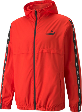 Kurtka męska Puma ESS TAPE Windbreaker czerwona 847477 11