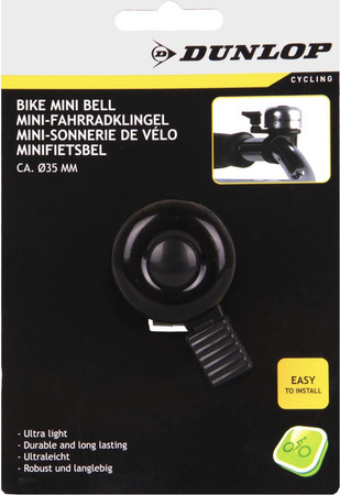 Dzwonek rowerowy Dunlop Gruszka 35 mm czarny 1043104