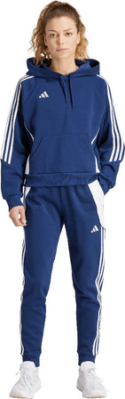 Bluza damska adidas Tiro 24 Hooded granatowa IR7507