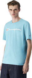 Koszulka męska Champion SS Tee błękitna 220256 BS184