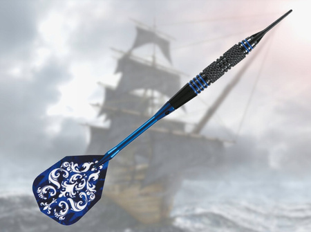 Rzutki Harrows Pirate Softip niebieskie