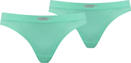 Bielizna damska Puma PUMA Micro Mesh Bikini 2P miętowa 907632 01