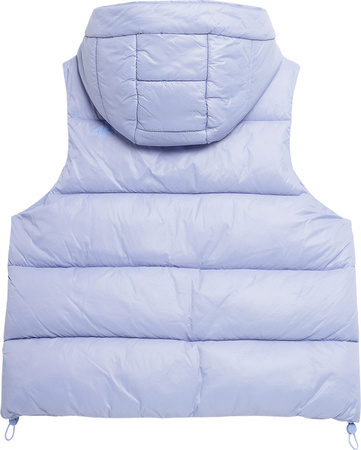 Kamizelka damska puchowa 4F F092 fioletowa 4FSS23TDJAF092 52S