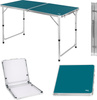 Stół turystyczny kempingowy Nils Camp NC1605 składany niebieski 120x60x70cm