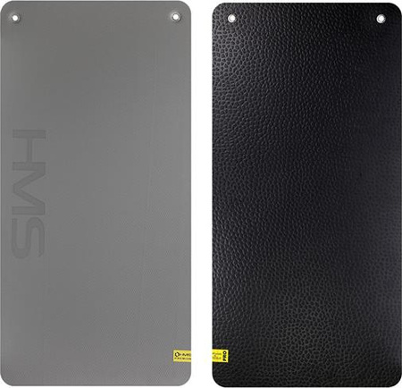 Mata fitness klubowa z otworami HMS Premium MFK02 szaro/czarna