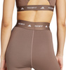 Legginsy damskie adidas Techfit 7/8 brązowe JW5181