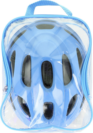 Zestaw kask z ochraniaczami niebieski Nils Extreme mtw01 h210 rozmiar XS