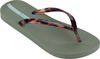 Klapki japonki damskie Ipanema Anat khaki 83475-AJ405