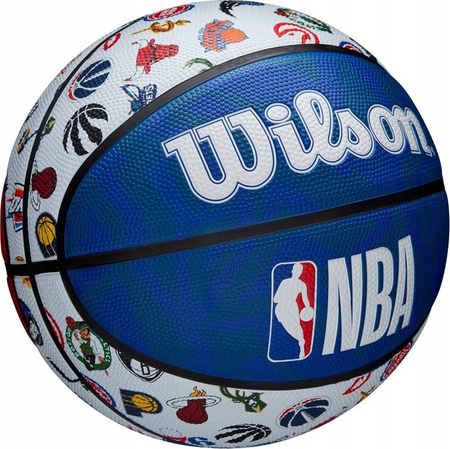 Piłka do koszykówki koszykowa Wilson NBA All Team RWB WTB1301XBNBA