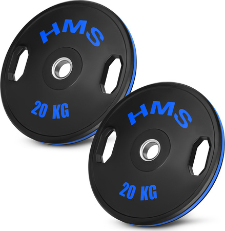 Talerz olimpijski ogumowany 2 x 20 kg HMS TOG20 2 x 20 kg