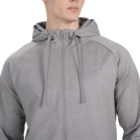 Bluza męska 4F FNK M654 szara 4FWMM00TFSWM654 25M