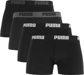 Bokserki męskie Puma Basic 4pak czarne 938198 01