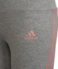Legginsy adidas 3-Stripes Cotton Tights szare HD4368