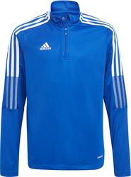 Bluza dla dzieci adidas Tiro 21 Training Top Youth niebieska GM7322