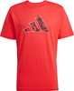 Koszulka męska adidas Logo Graphic czerwona JJ3934