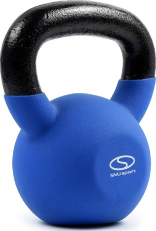 Kettlebell odważnik żeliwny ogumowany 14kg SMJ sport