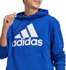 Bluza męska adidas Essentials French Terry Big Logo Hoodie niebieska IC9366