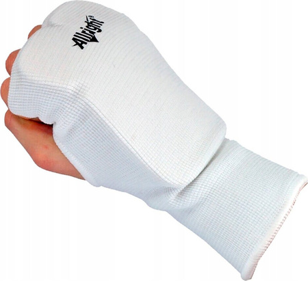 Napięstnik elastyczny ochraniacze na dłonie zestaw 2 sztuki Allright biały rozmiar XL