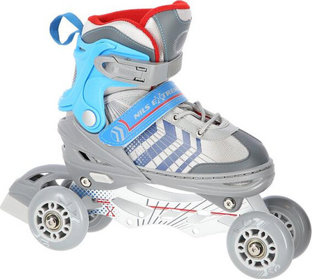 Łyżworolki rolki wrotki łyżwy hokejowe 4w1 Nils Extreme rozmiar S (29-33)