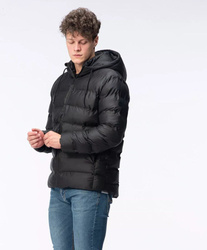 Męska kurtka zimowa puchowa pikowana z kapturem Hi-tec Diorro rozmiar XXL