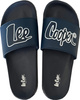 Klapki męskie Lee Cooper granatowo-białe LCW-24-42-2481MC