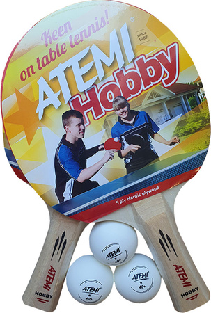 Zestaw rakiet do ping ponga Atemi Hobby