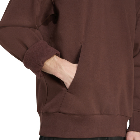 Bluza męska adidas All Szn Fleece brązowa JX5090