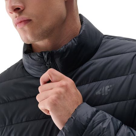 Kurtka puchowa męska 4F M483 czarna 4FWAW24TDJAM483 20S