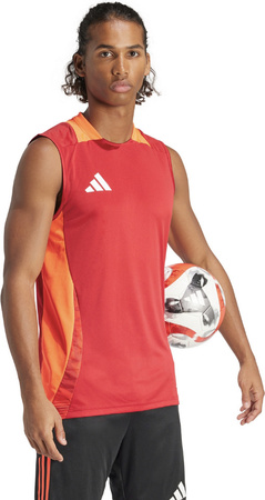 Koszulka męska adidas Tiro 24 Competition Training Sleeveless Jersey czerwona IR5474