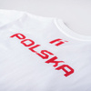 Dziecięca koszulka z krótkim rękawem Huari Poland Fan Kids white/racing red rozmiar 134