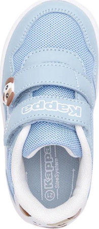 Buty sportowe szkolne miejskie dziecięce Kappa PIO M Sneakers niebiesko-białe 280023M 6510
