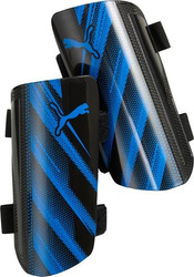 Ochraniacze piłkarskie na golenie piszczele nagolenniki Puma Attacanto Strap niebieskie 30996 02