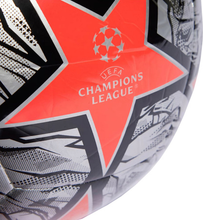 Piłka nożna adidas UCL Club srebrno-czerwona IN9329